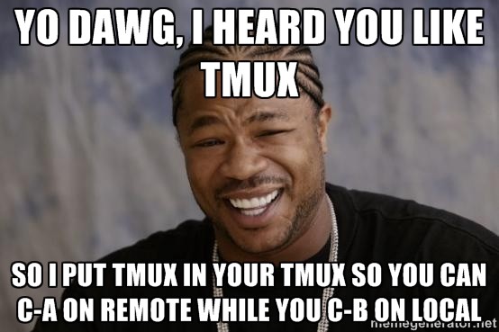 You dawg, I heard you like tumx